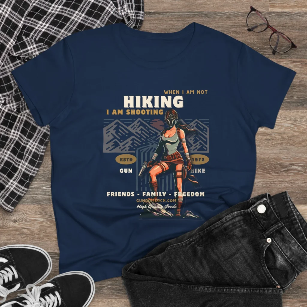 When I am not hiking... Women's Midweight Cotton Tee