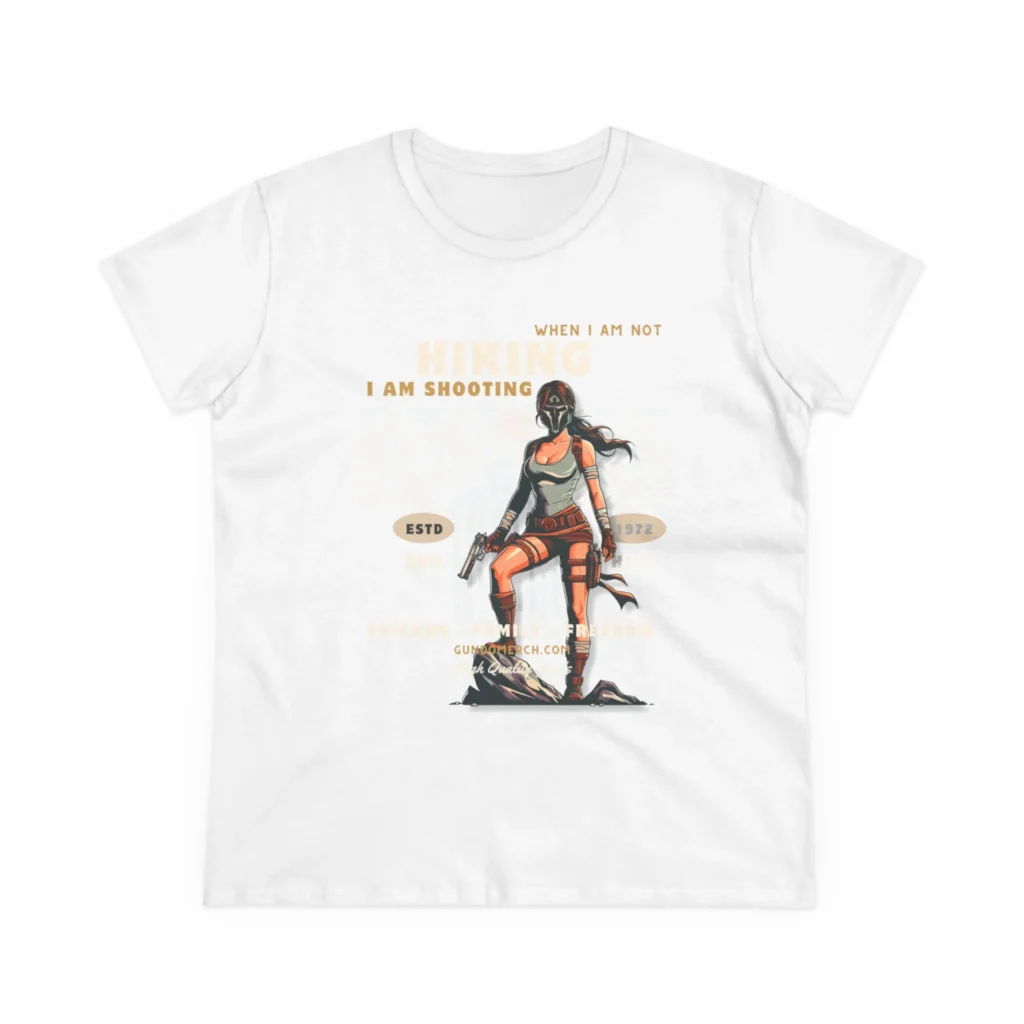 When I am not hiking... Women's Midweight Cotton Tee