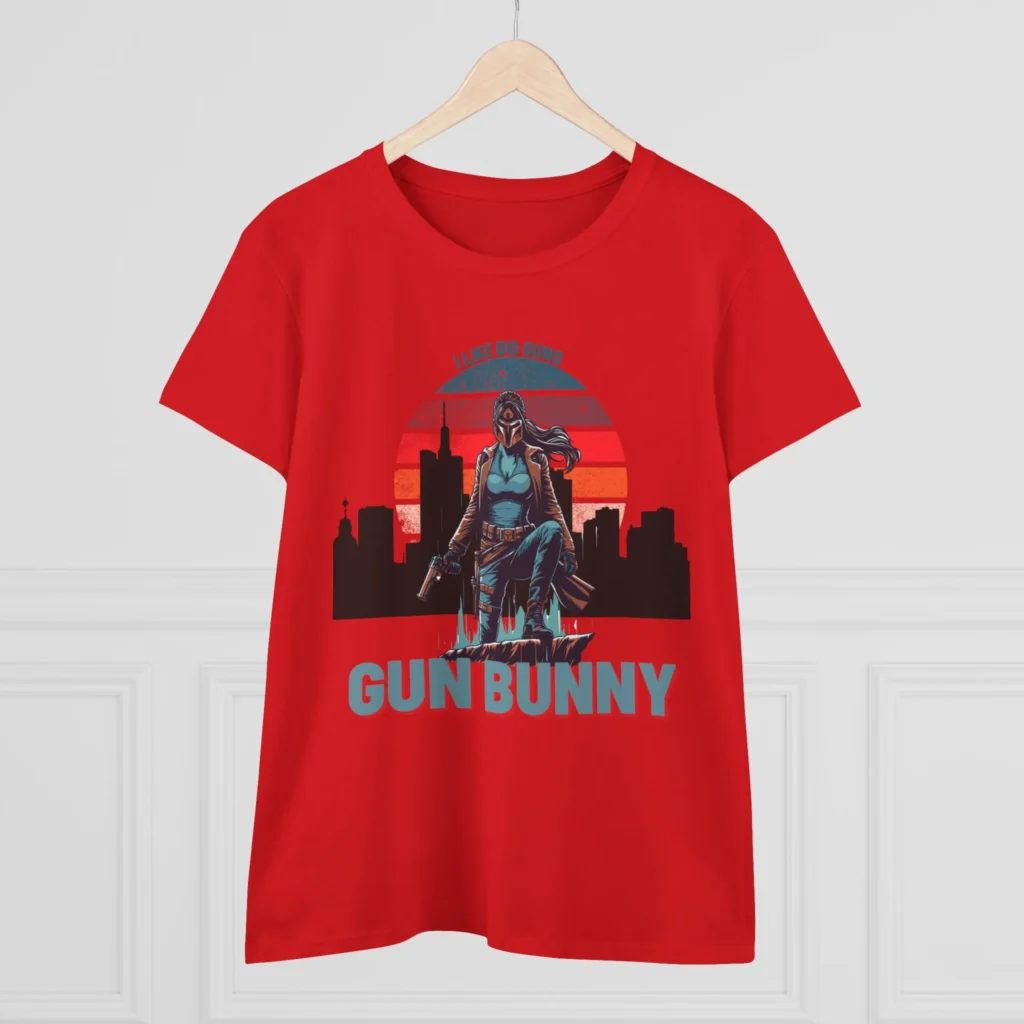Gun Bunny Women's Midweight Cotton Tee