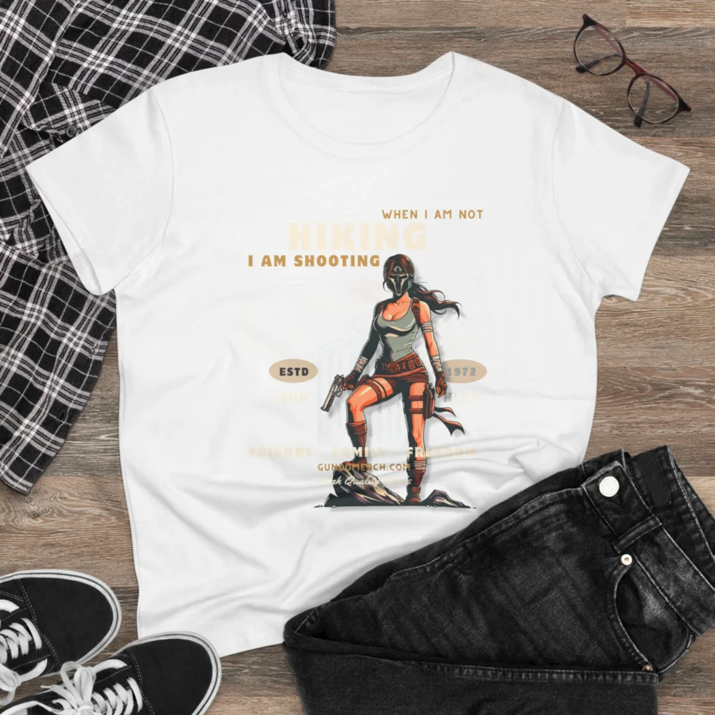 When I am not hiking... Women's Midweight Cotton Tee