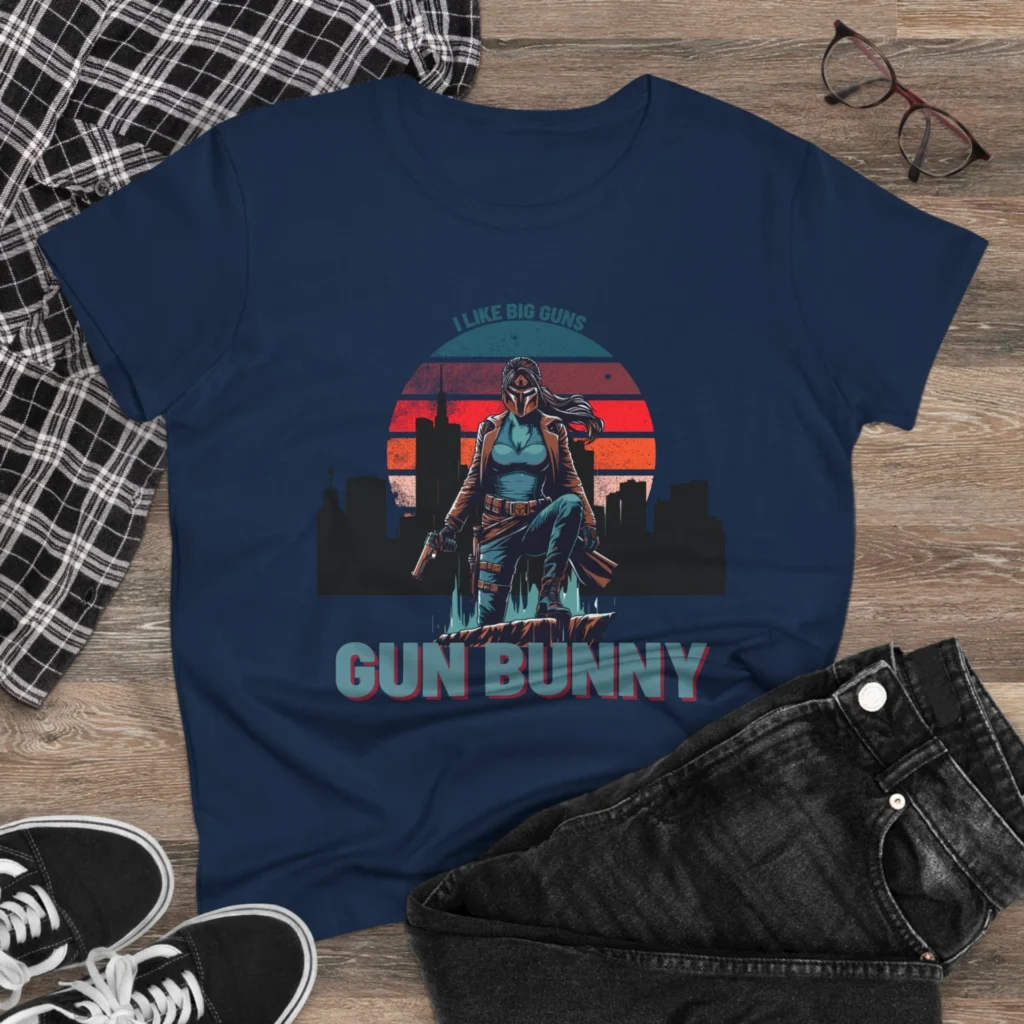 Gun Bunny Women's Midweight Cotton Tee