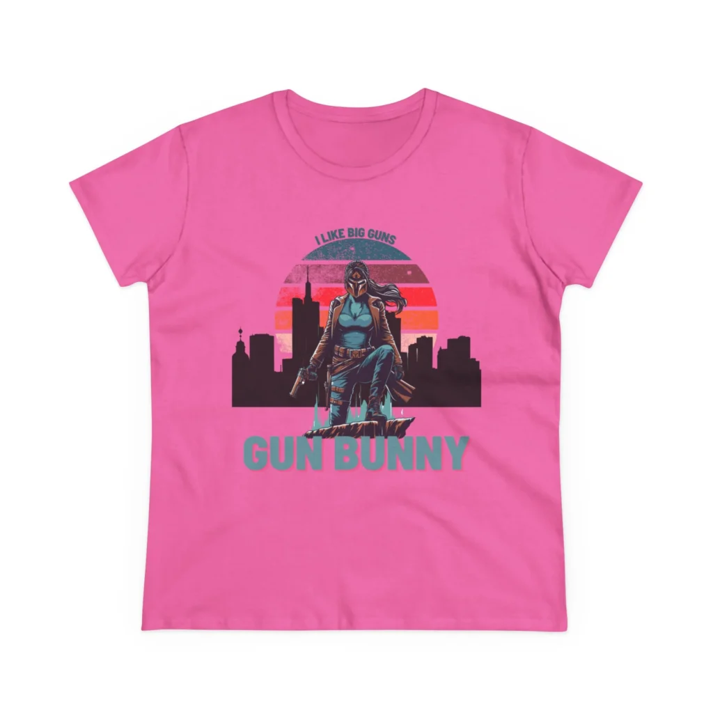 Gun Bunny Women's Midweight Cotton Tee