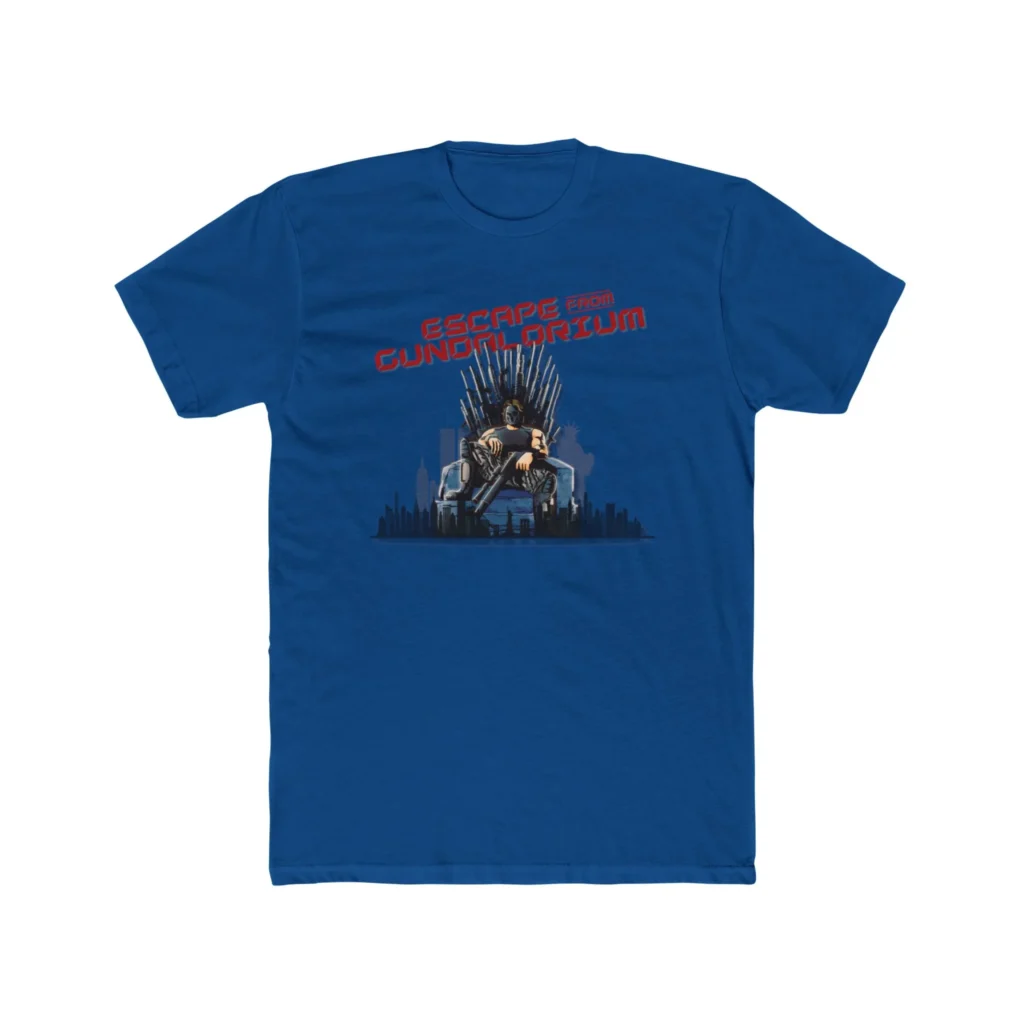 Escape from Gundalorium Premium Men's Cotton Crew Tee