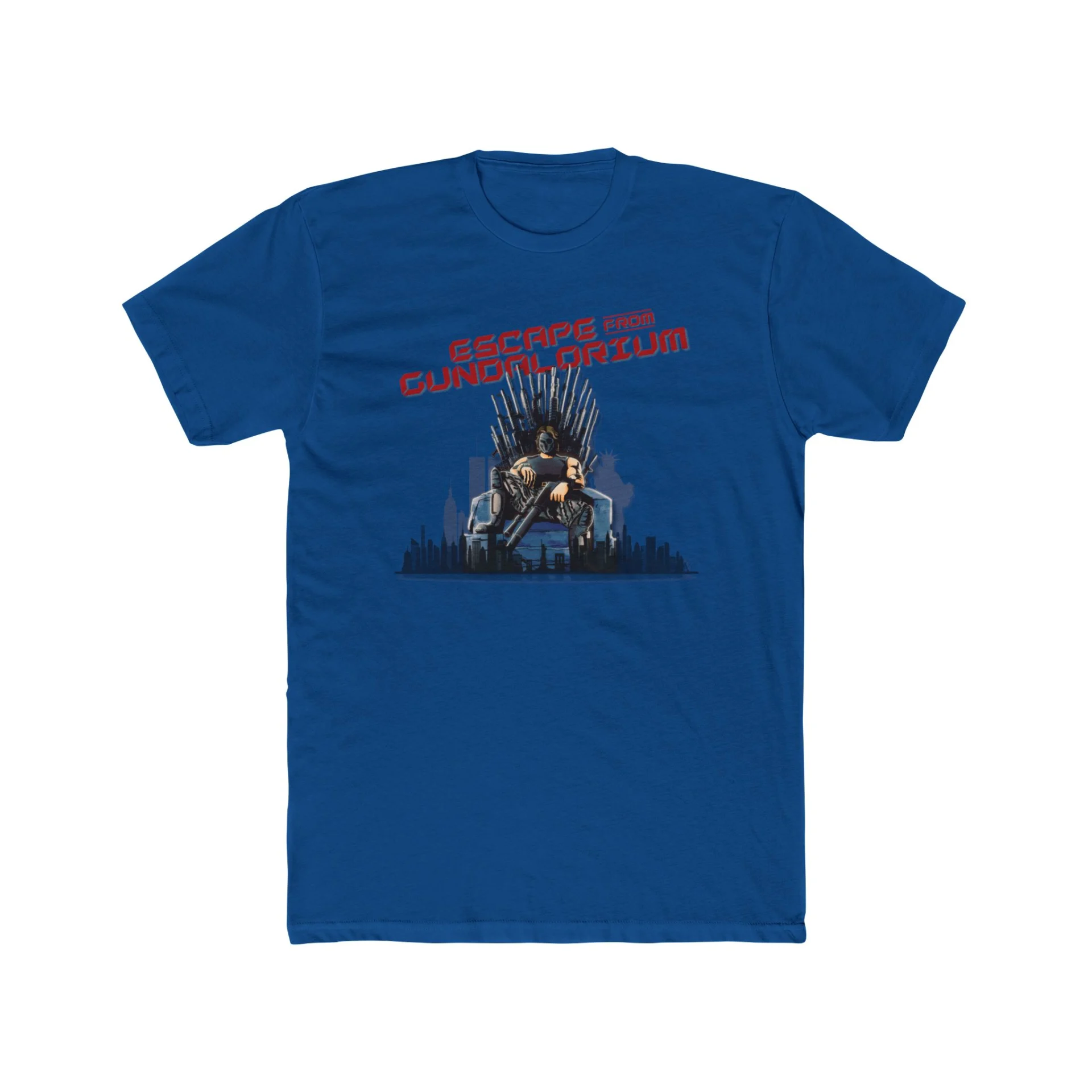 Escape from Gundalorium Premium Men's Cotton Crew Tee - Image 19