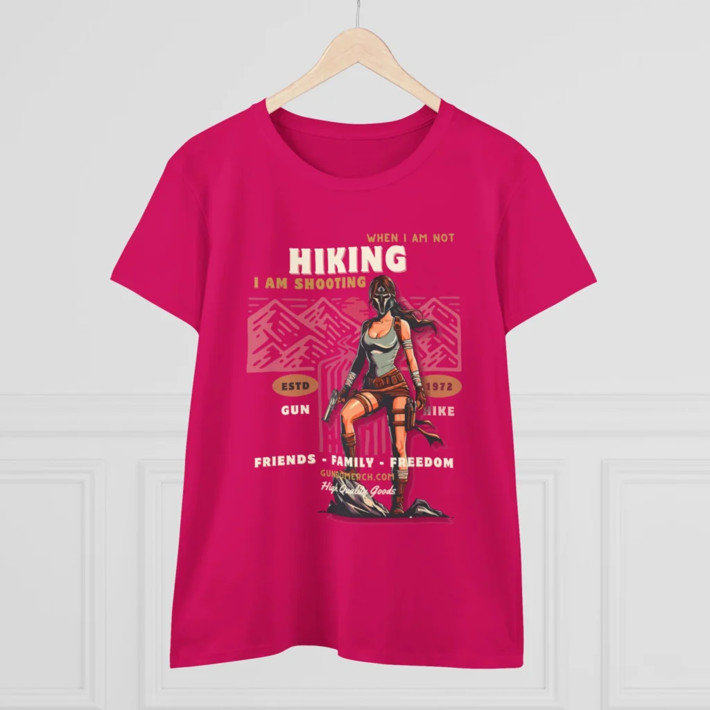 When I am not hiking... Women's Midweight Cotton Tee