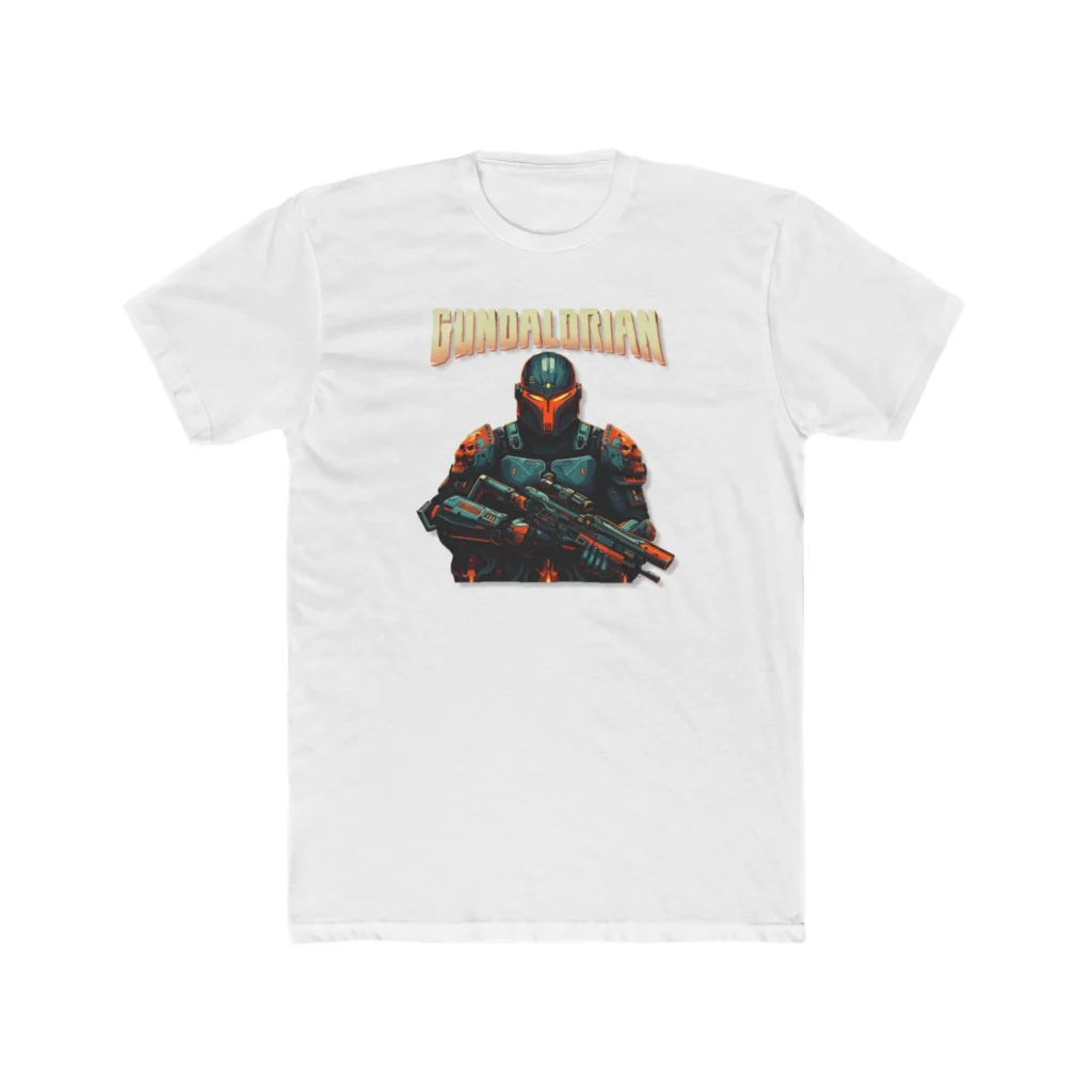 Mechalorian 4 Premium Men's Cotton Crew Tee