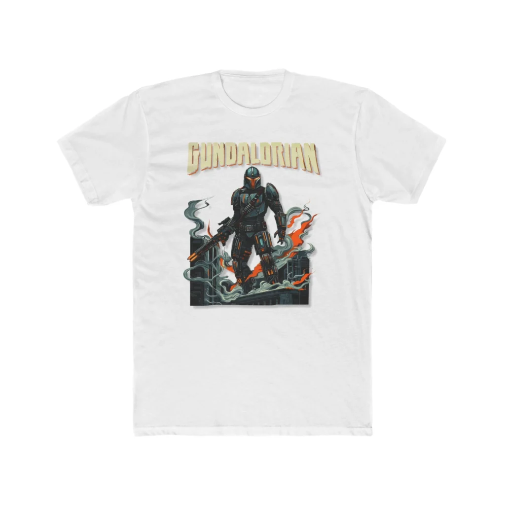 Mechalorian Siege Premium Men's Cotton Crew Tee