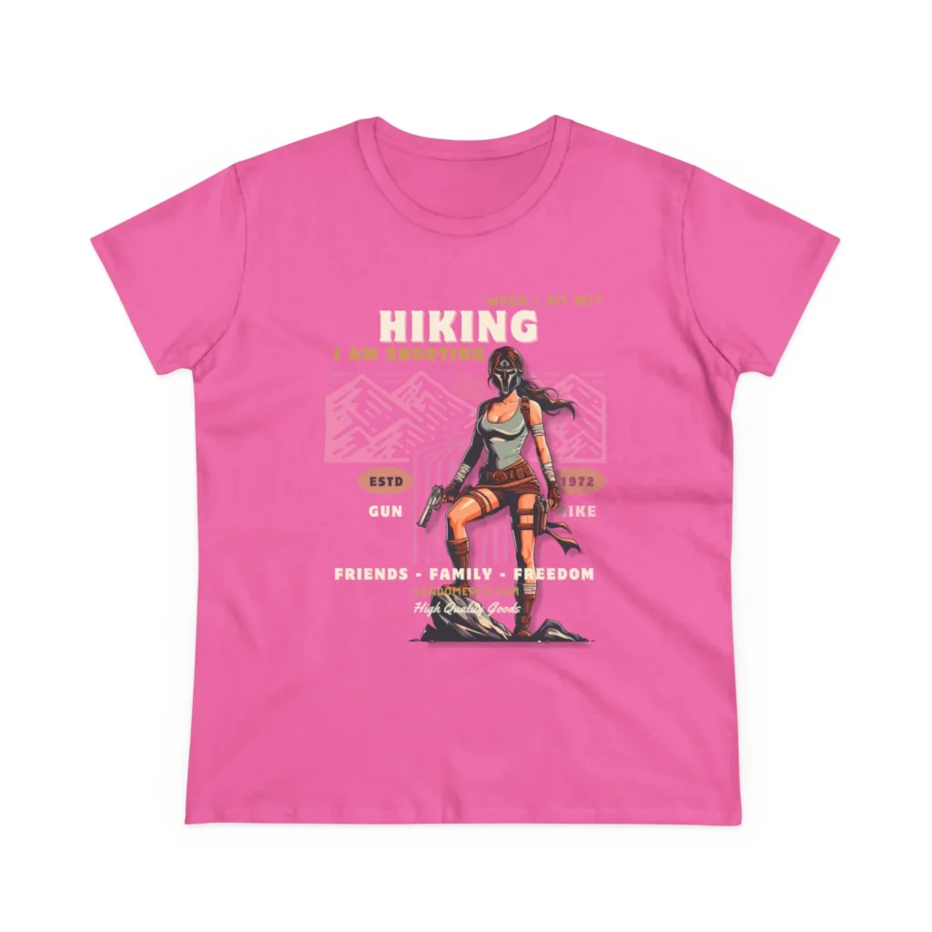 When I am not hiking... Women's Midweight Cotton Tee