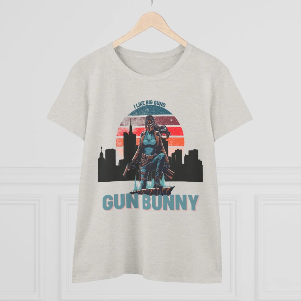 Gun Bunny Women's Midweight Cotton Tee