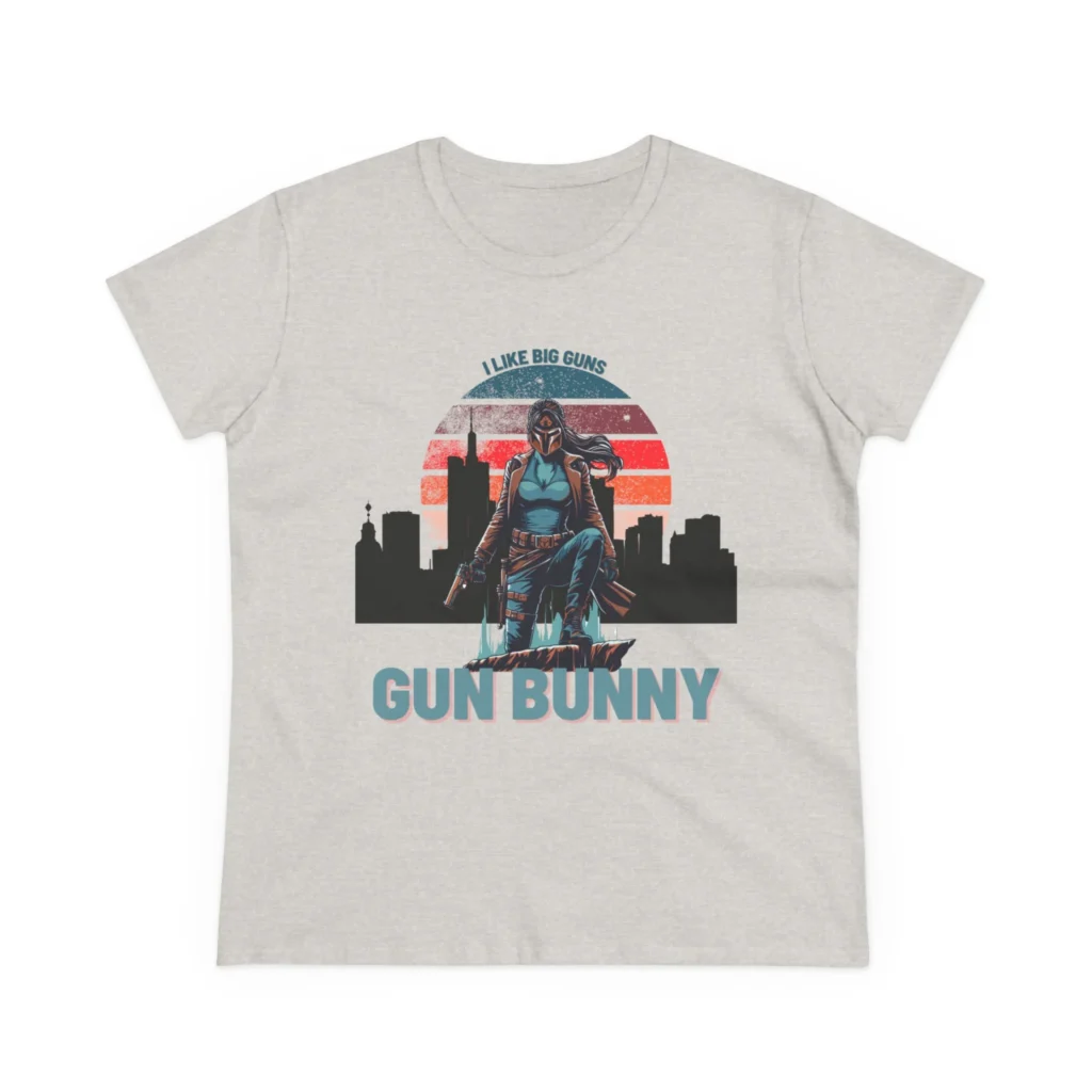 Gun Bunny Women's Midweight Cotton Tee
