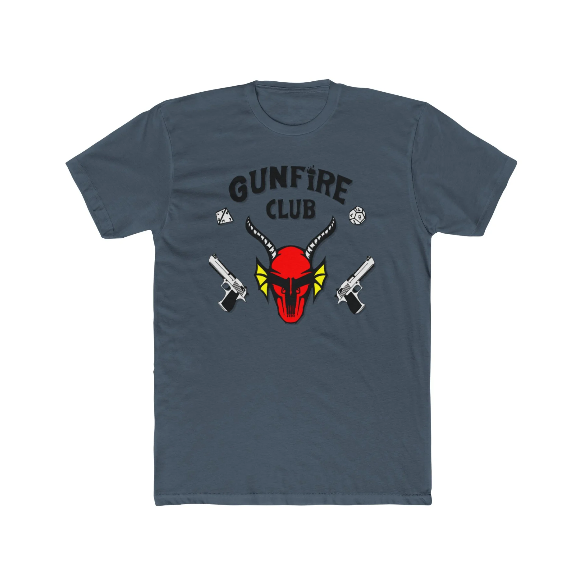 Join the Gunfire Club Premium Men's Cotton Crew Tee - Image 13