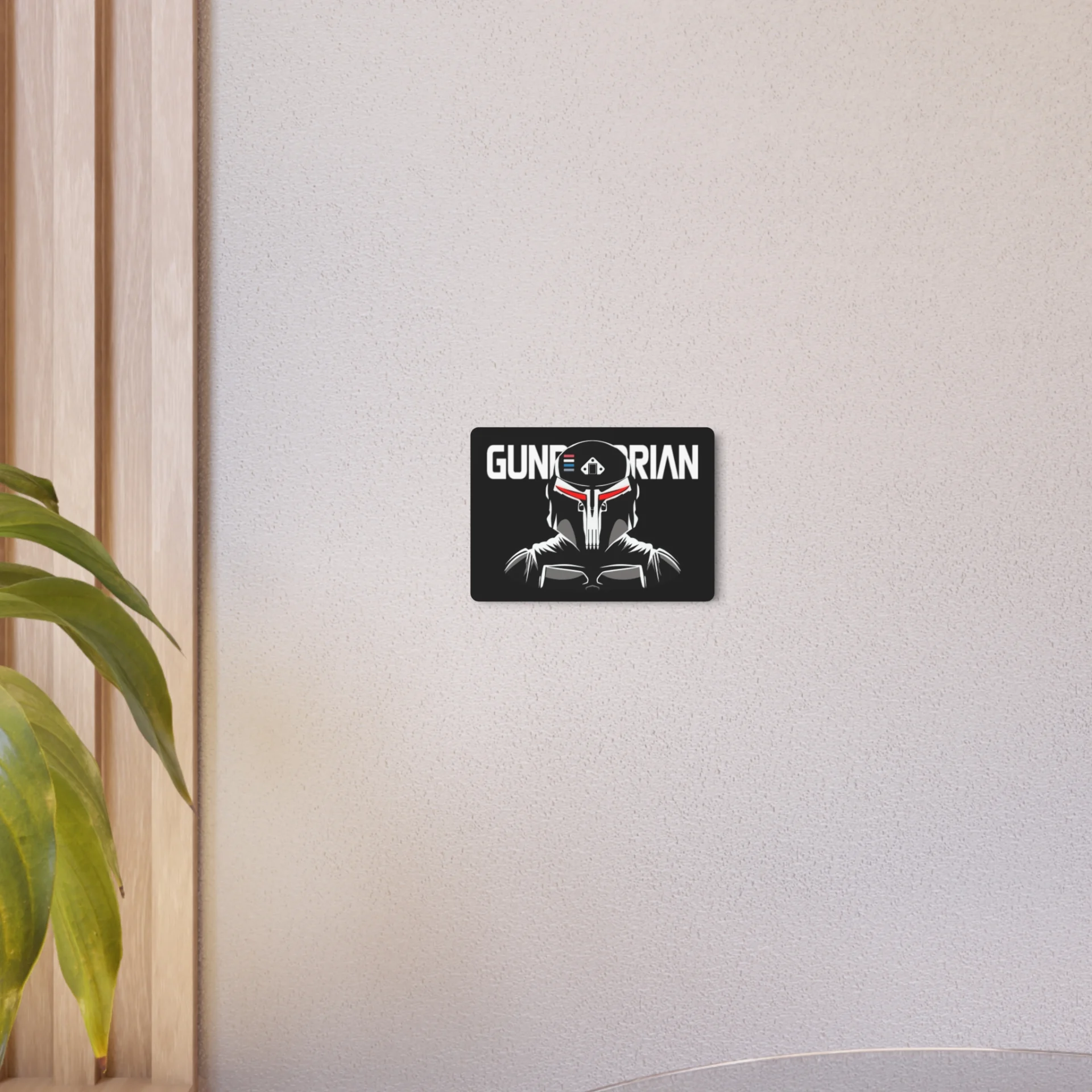 Gundalorian Black Metal Art Sign - Evil Red - Image 4