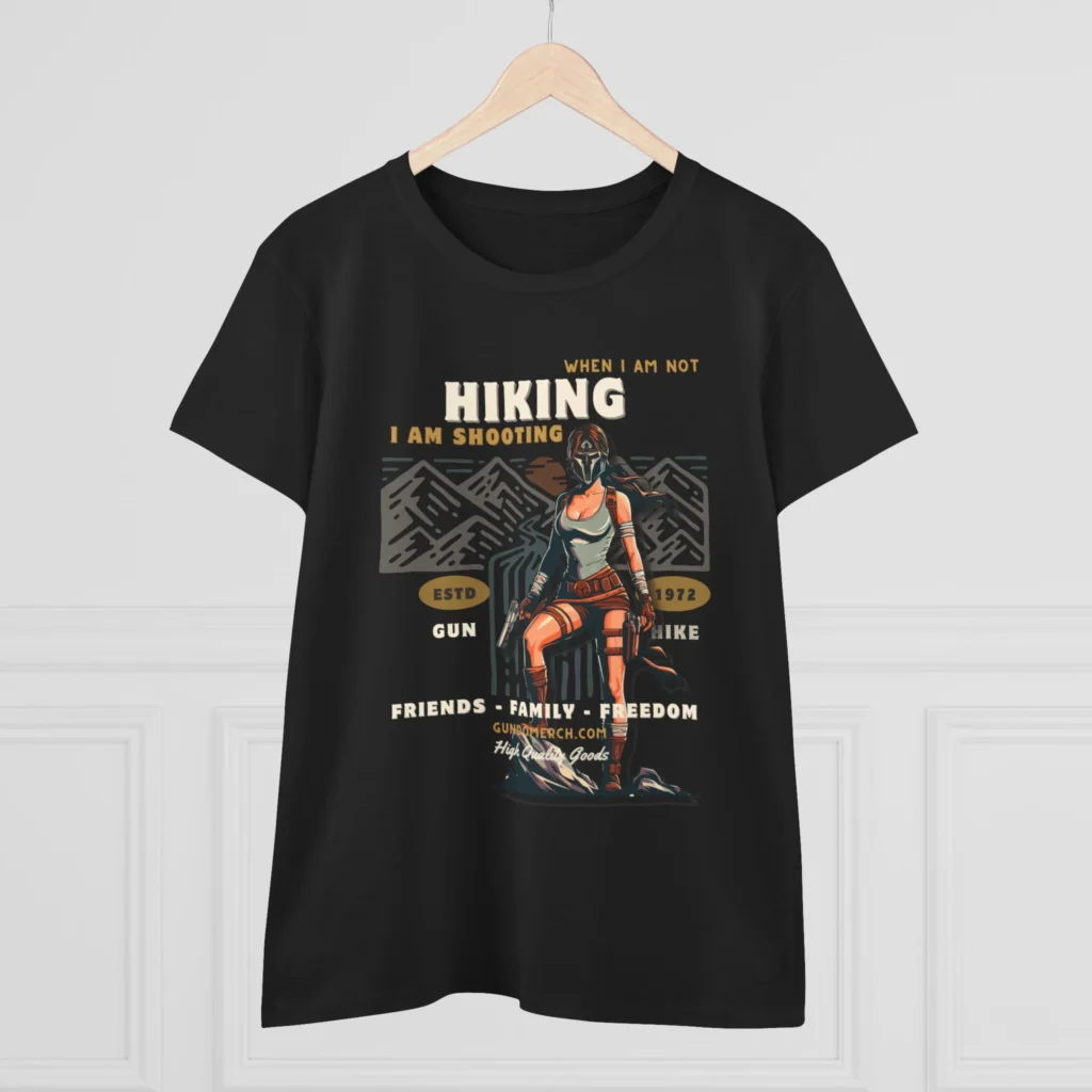 When I am not hiking... Women's Midweight Cotton Tee