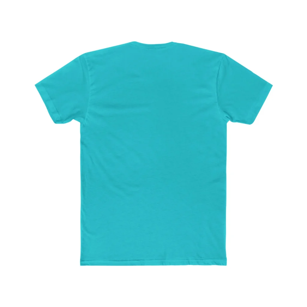 Gundalorian B/W Flag Two Premium Men's Cotton Crew Tee
