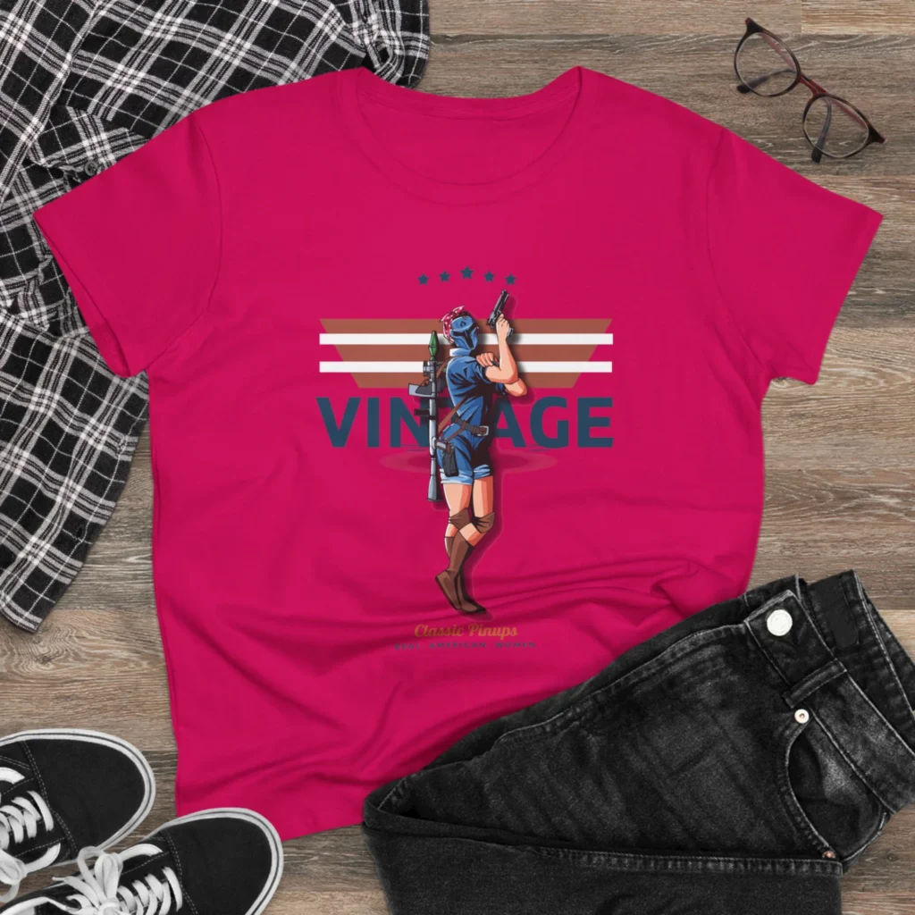 Rosie Vintage Women's Midweight Cotton Tee