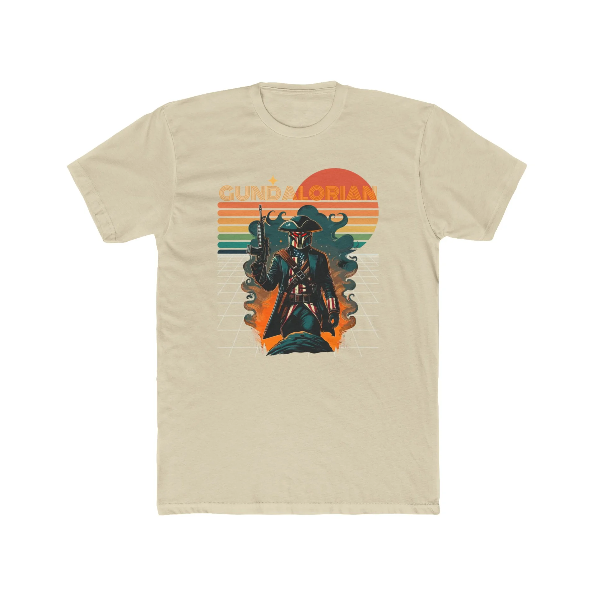 Patriot Retro Premium Men's Cotton Crew Tee - Image 9