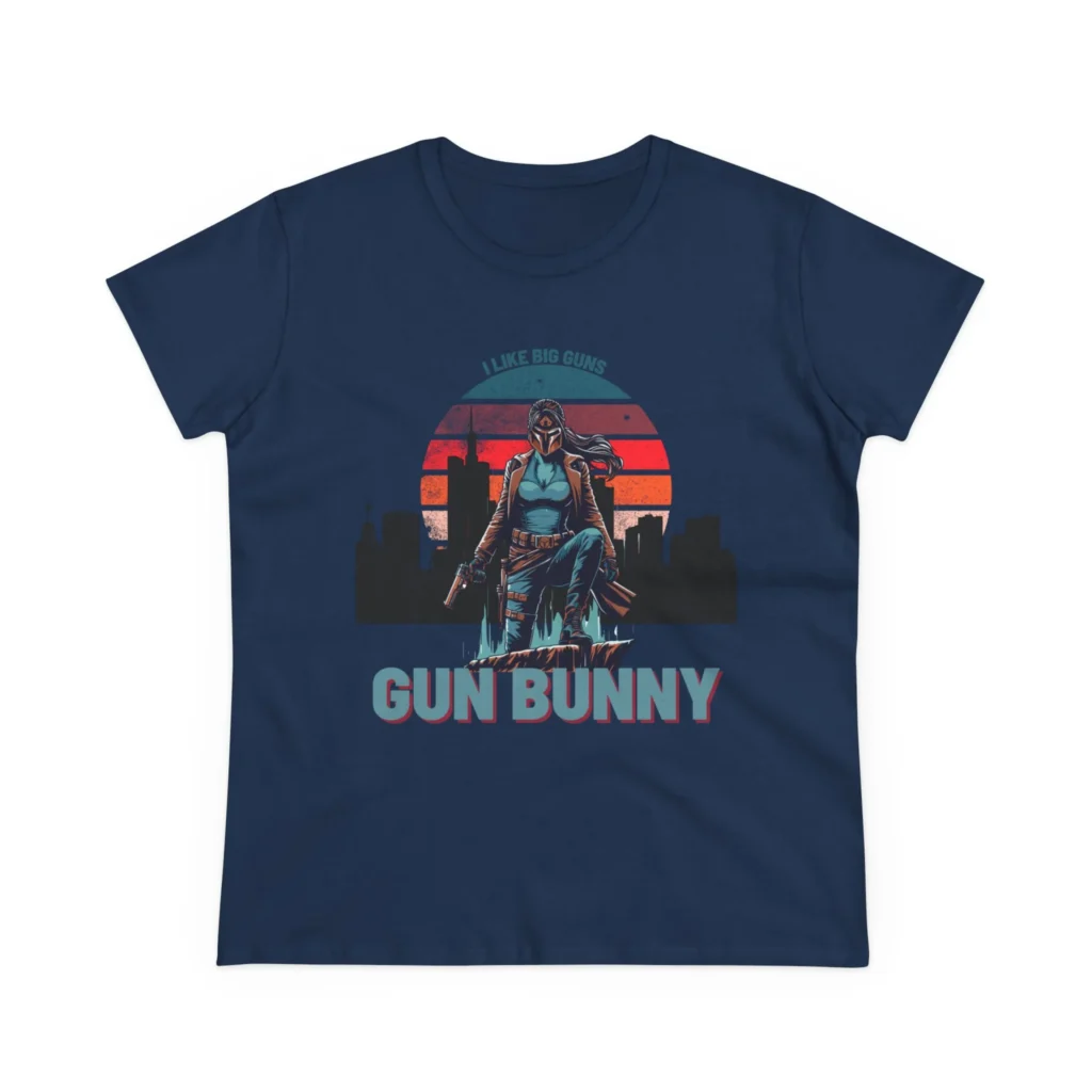 Gun Bunny Women's Midweight Cotton Tee