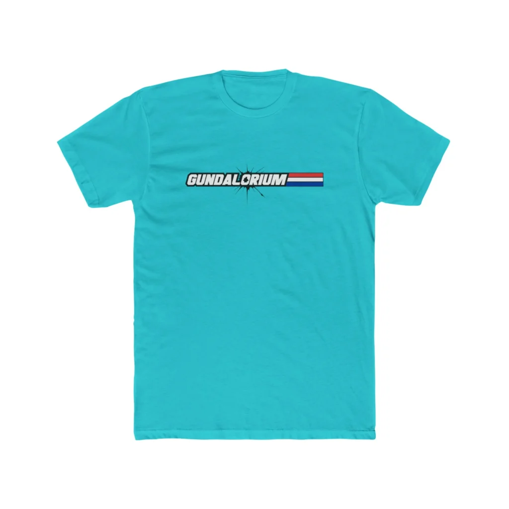 Yo...Gundalorium Banner Premium Men's Cotton Crew Tee - Image 11