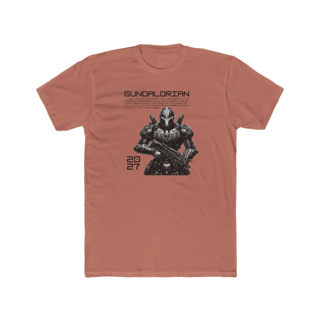 Mechalorian 2 Premium Men's Cotton Crew Tee