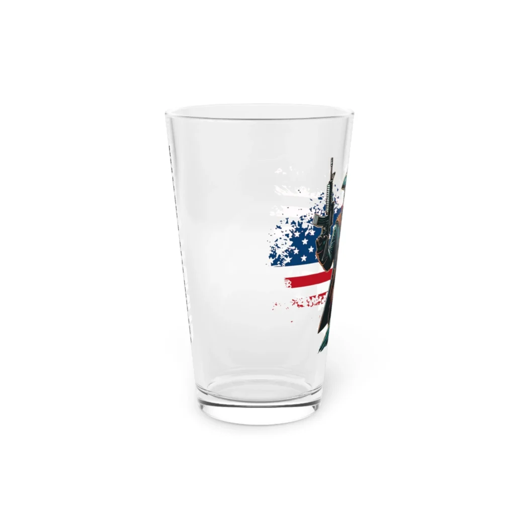 Gundo-Patriot One Pint Glass, 16oz