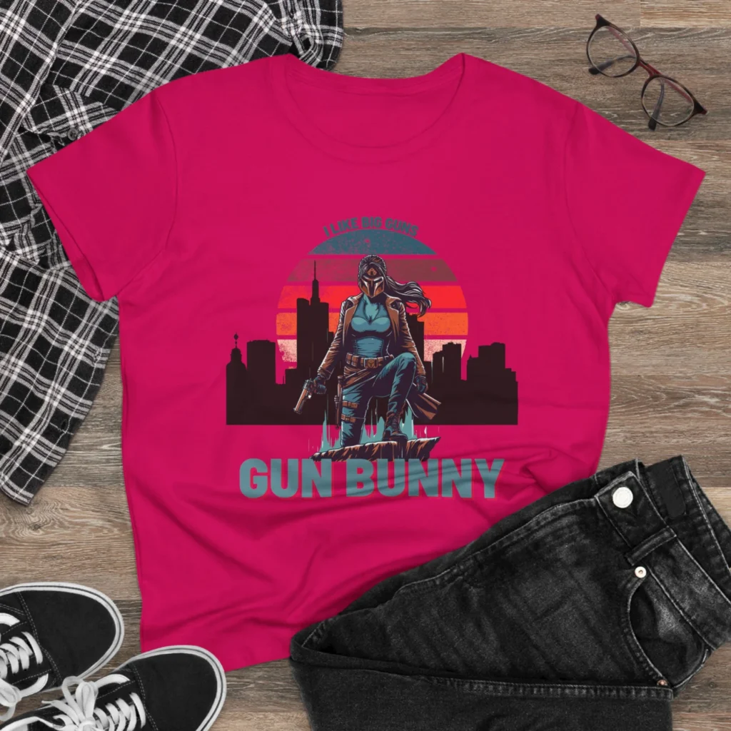 Gun Bunny Women's Midweight Cotton Tee
