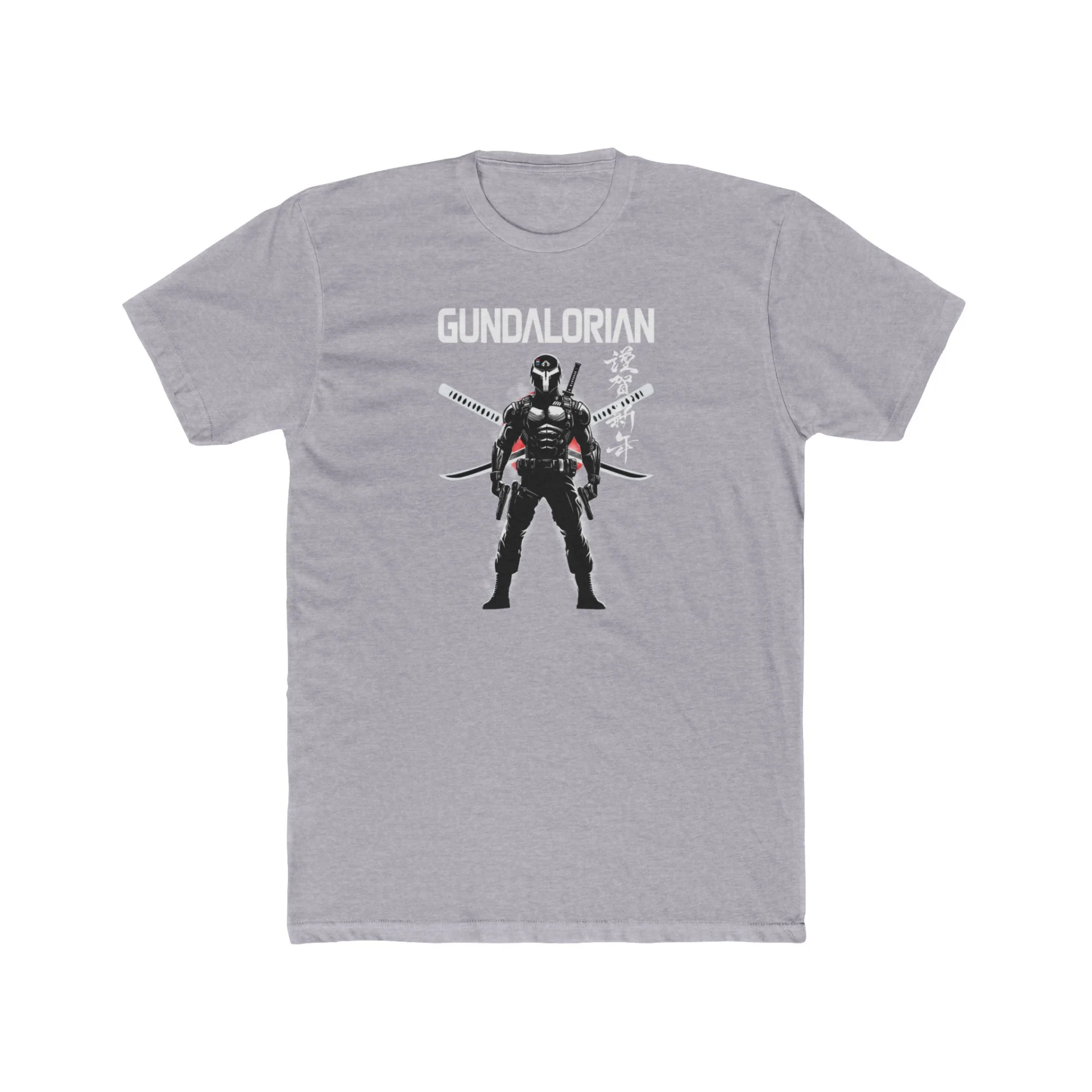 Swords Out Premium Men's Cotton Crew Tee - Image 7