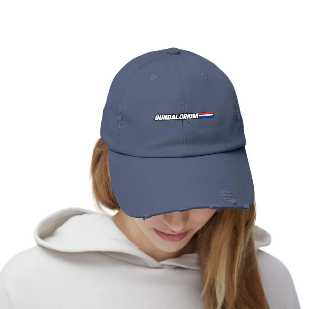 Gundalorium Unisex Distressed Cap