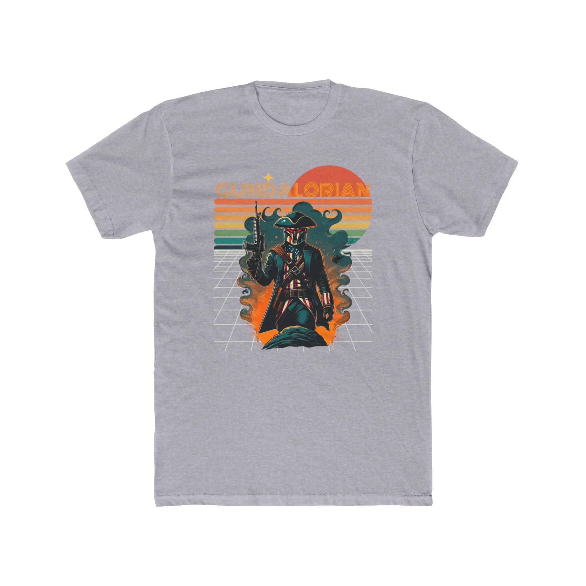Patriot Retro Premium Men's Cotton Crew Tee - Image 11