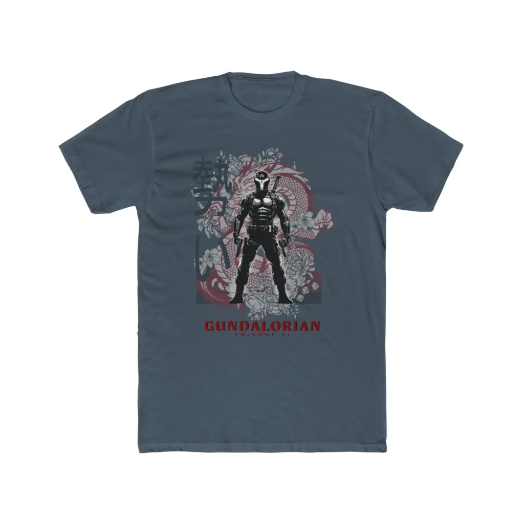Gundalorian Dragon Premium Men's Cotton Crew Tee