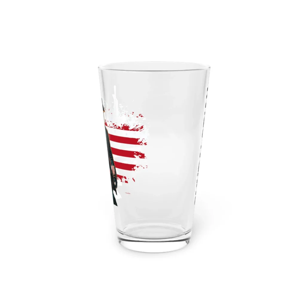 Gundo-Patriot One Pint Glass, 16oz