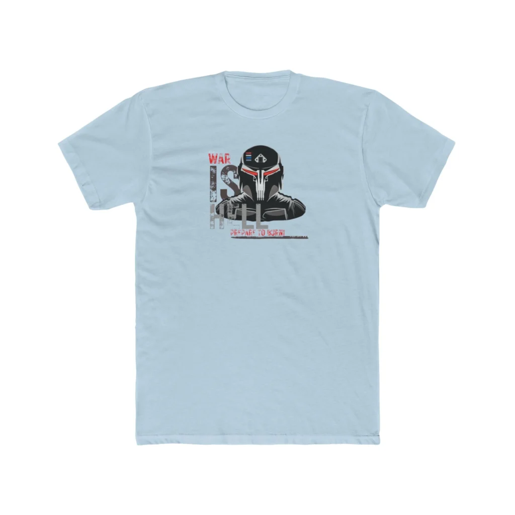War is Hell Premium Men's Cotton Crew Tee