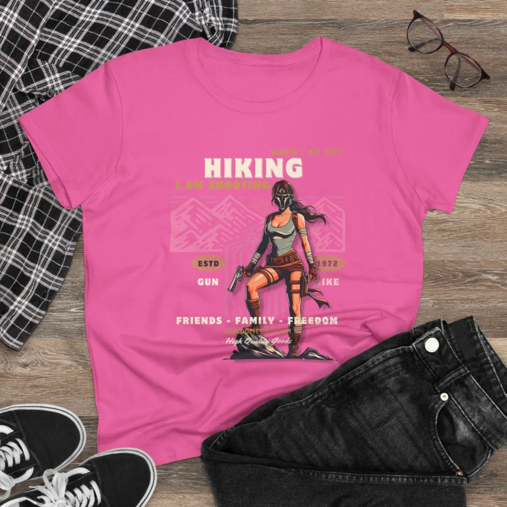 When I am not hiking... Women's Midweight Cotton Tee