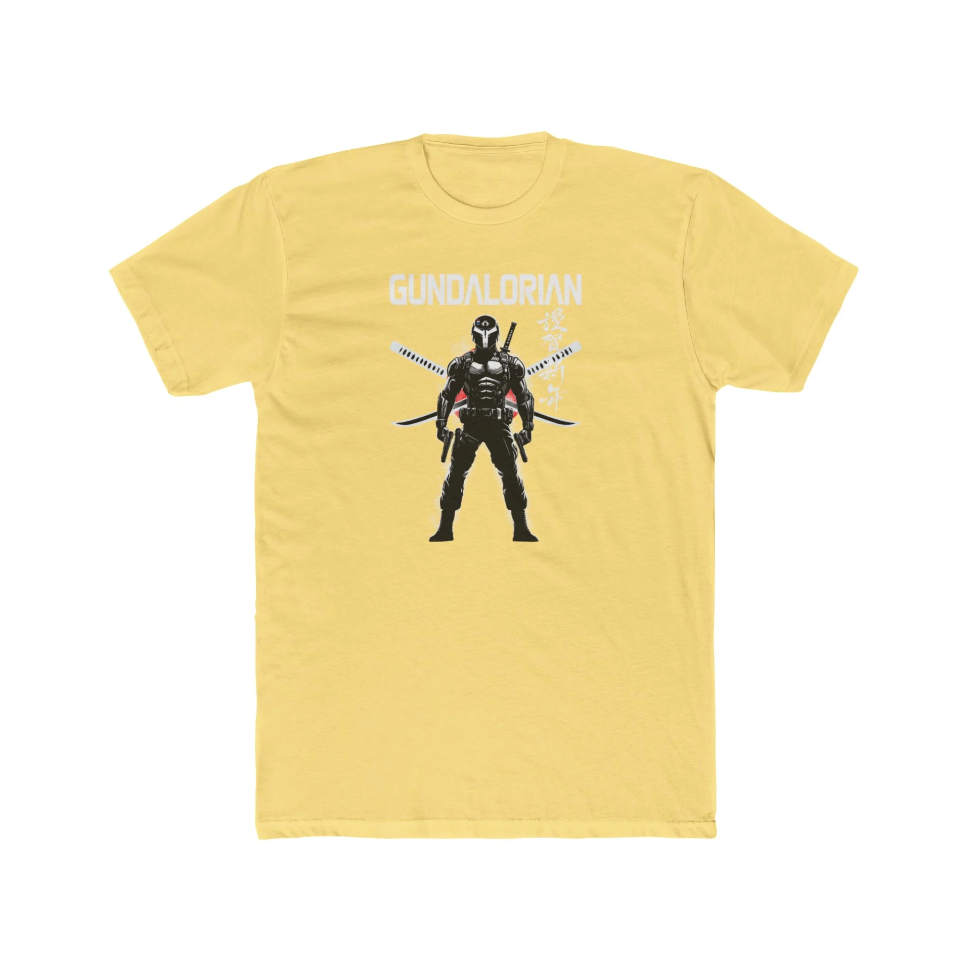 Swords Out Premium Men's Cotton Crew Tee - Image 9