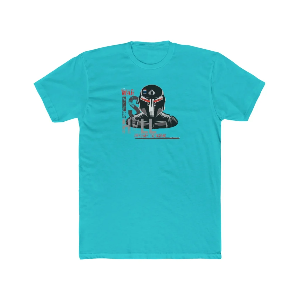 War is Hell Premium Men's Cotton Crew Tee