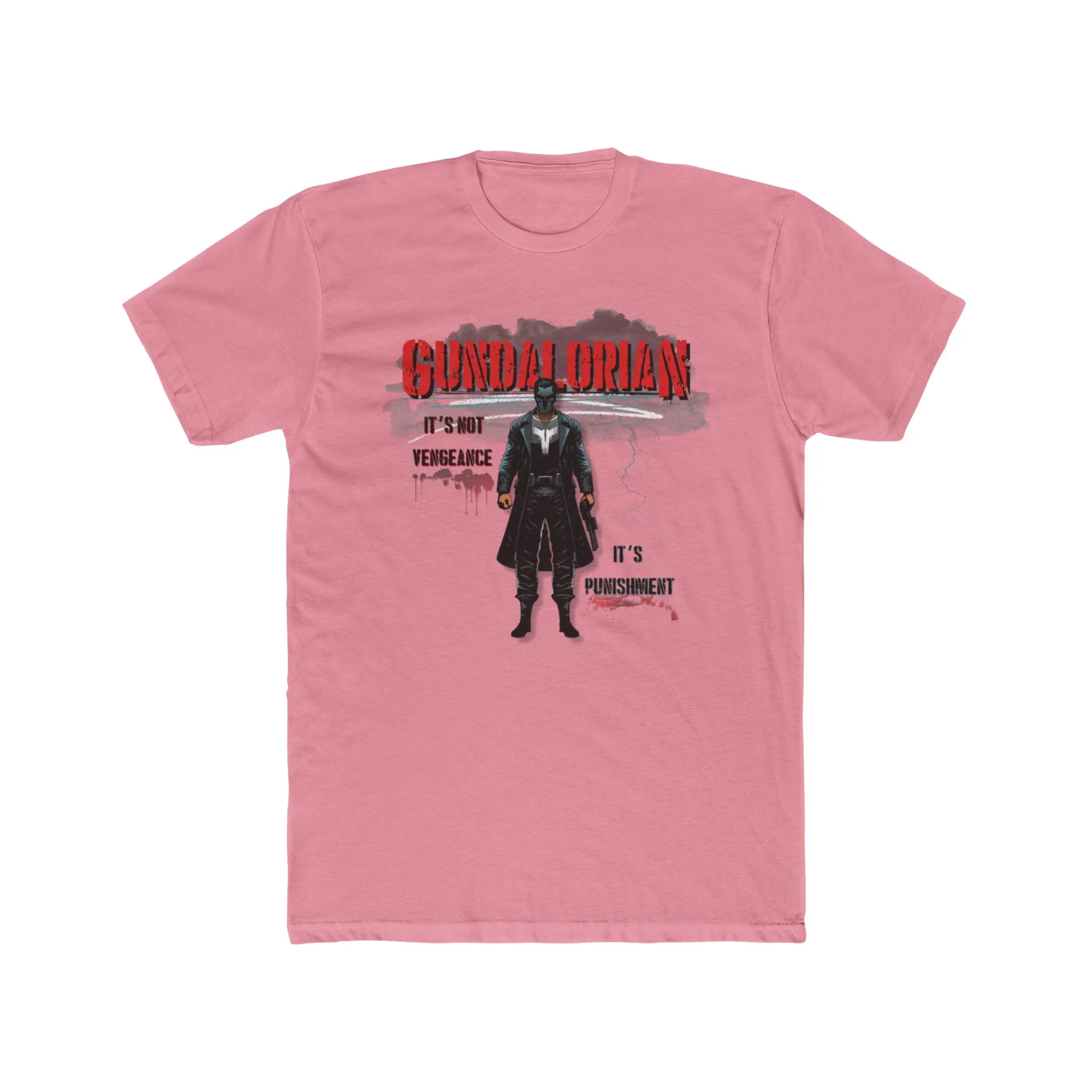 "Its not Vengeance!" Gundalorian Premium Men's Cotton Crew Tee - Image 27