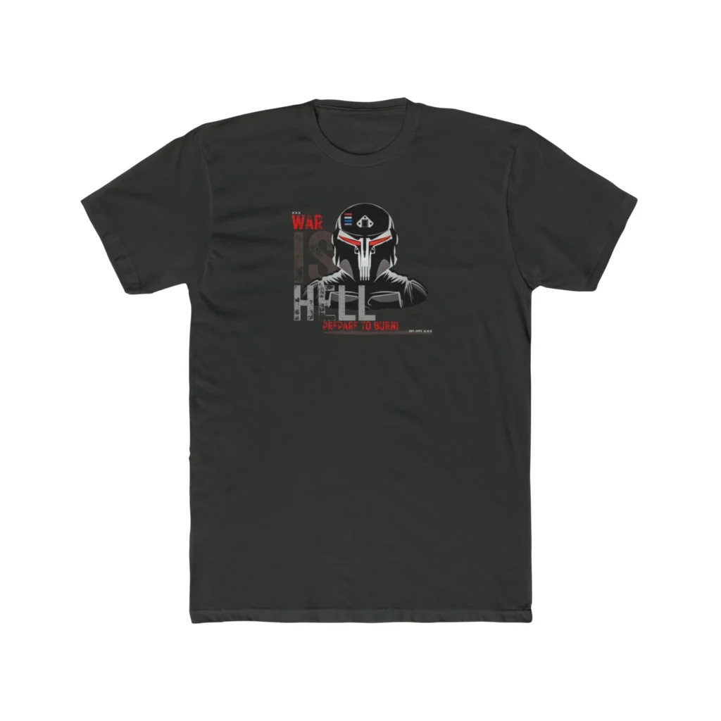 War is Hell Premium Men's Cotton Crew Tee
