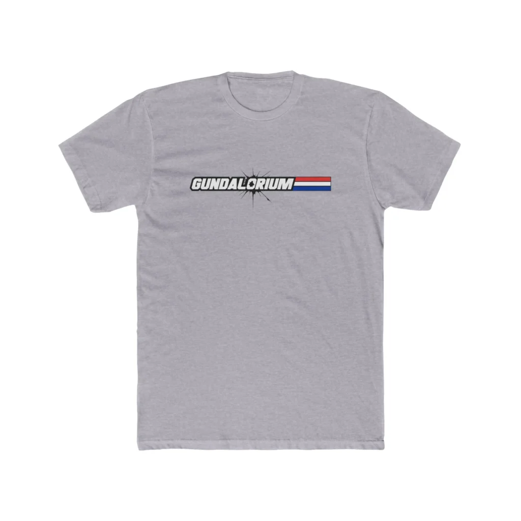 Yo...Gundalorium Banner Premium Men's Cotton Crew Tee - Image 9