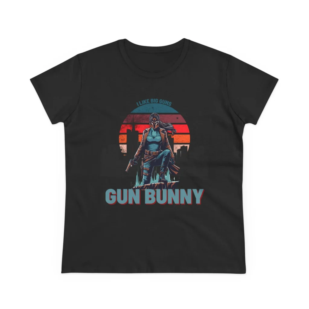 Gun Bunny Women's Midweight Cotton Tee