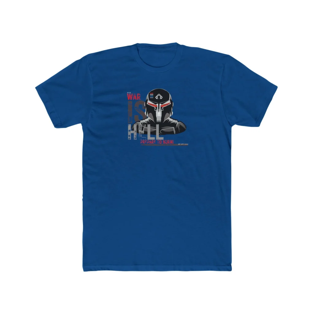War is Hell Premium Men's Cotton Crew Tee
