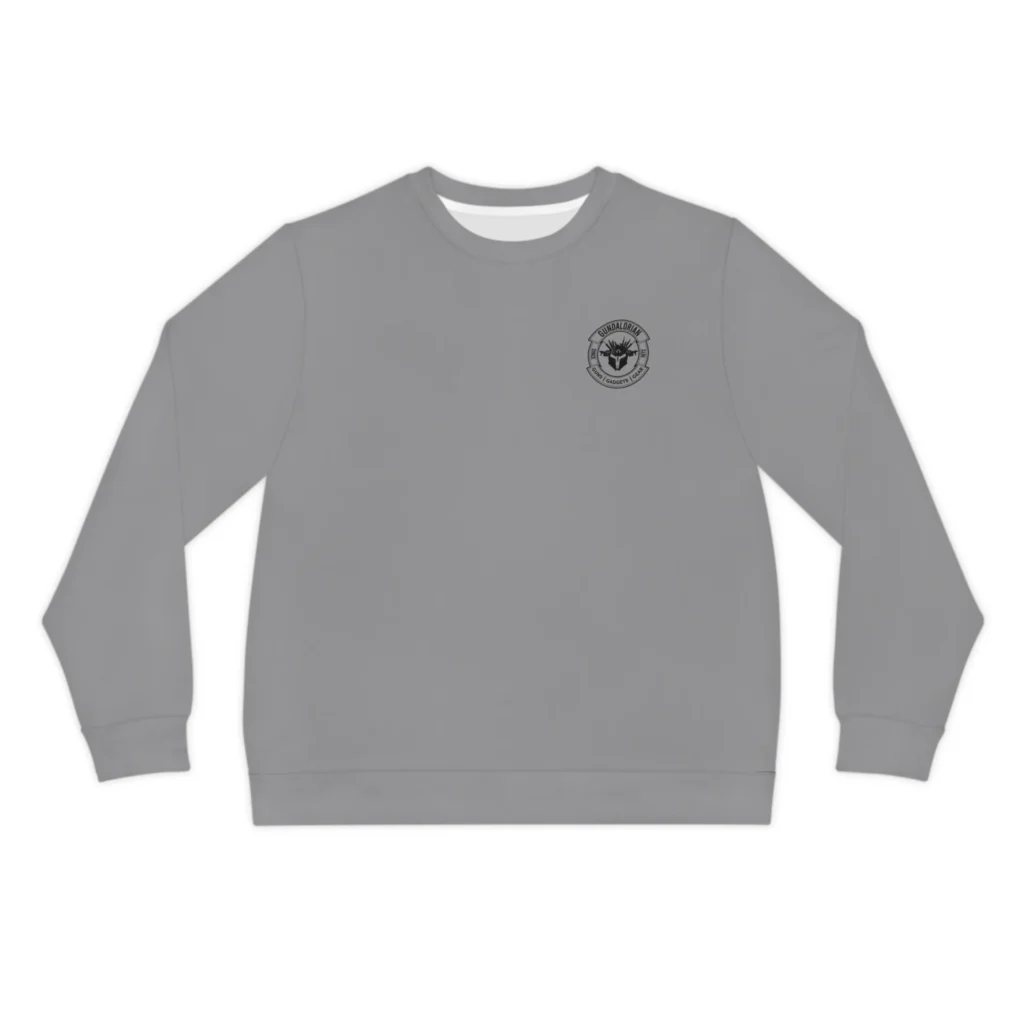 Gundalorian Lightweight Sweatshirt -Black Logo (AOP)