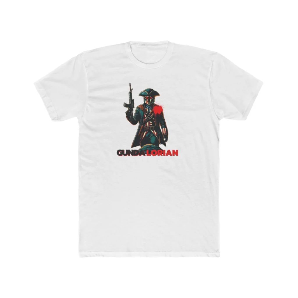 Patriot Paint Splat Premium Men's Cotton Crew Tee