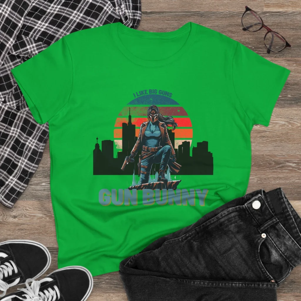Gun Bunny Women's Midweight Cotton Tee