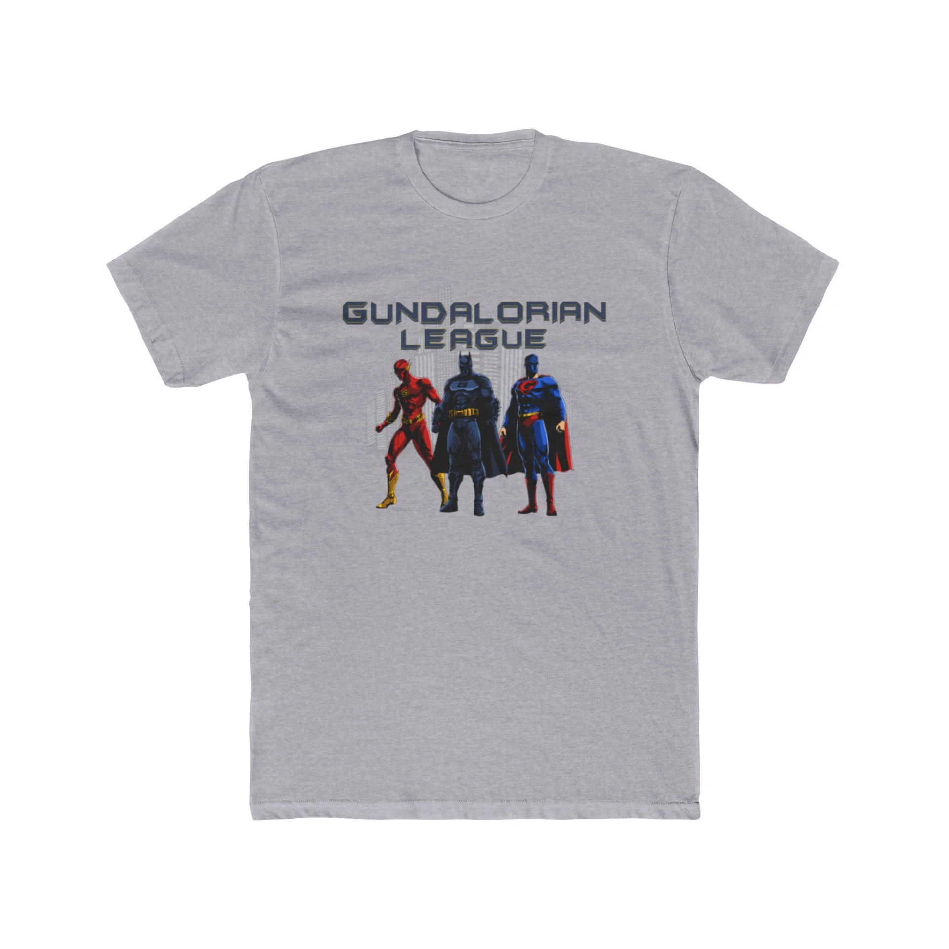 Gundalorian League Premium Men's Cotton Crew Tee - Image 9