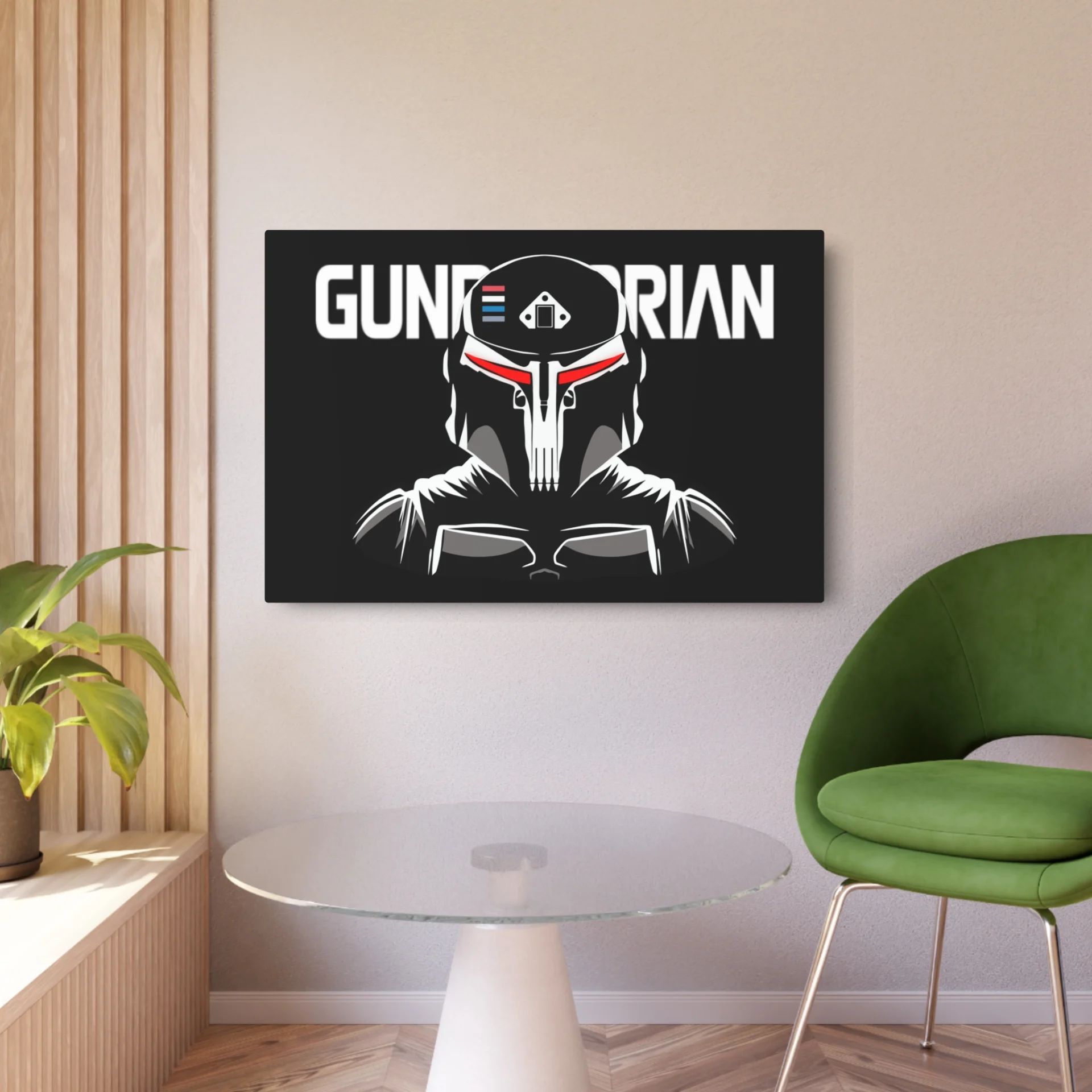 Gundalorian Black Metal Art Sign - Evil Red - Image 24
