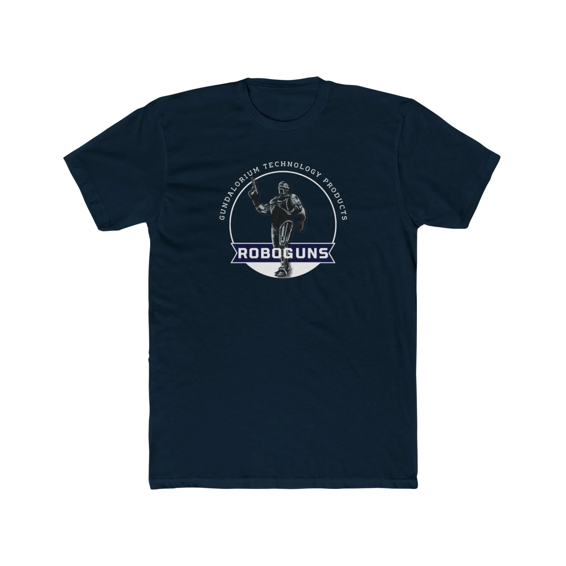 Roboguns Premium Men's Cotton Crew Tee - Image 19