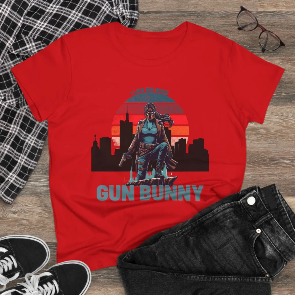 Gun Bunny Women's Midweight Cotton Tee