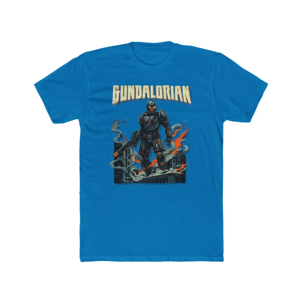 Mechalorian Siege Premium Men's Cotton Crew Tee