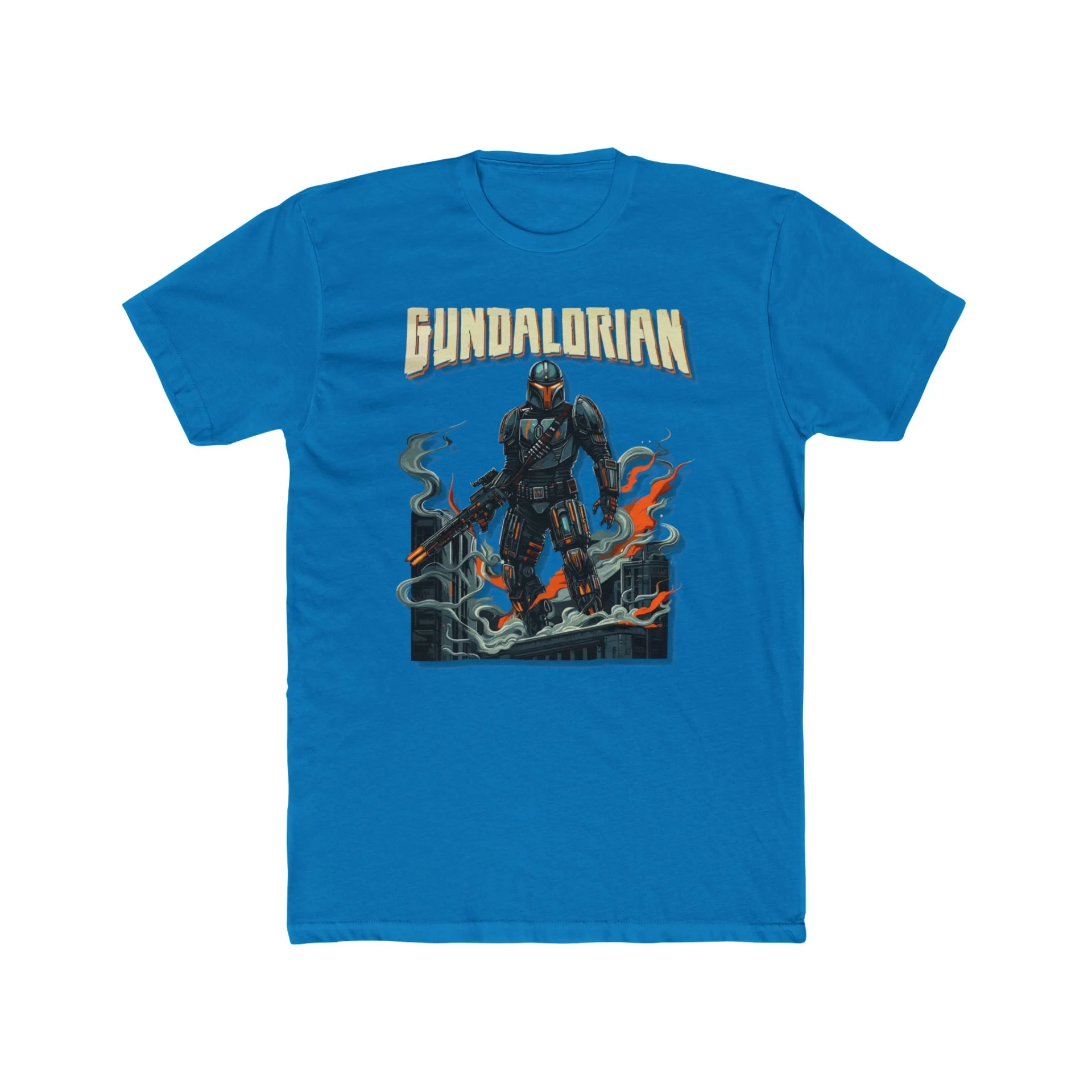 Mechalorian Siege Premium Men's Cotton Crew Tee