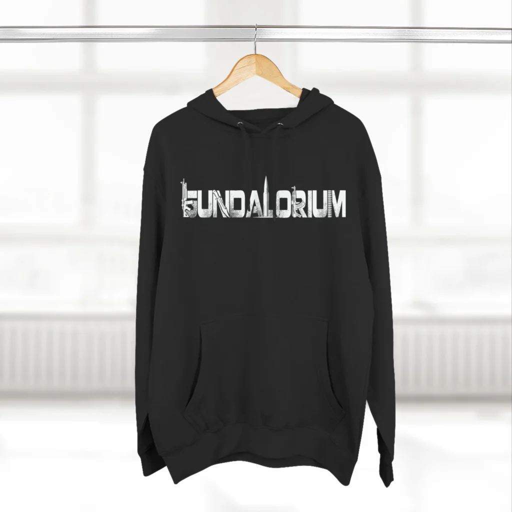 Gundalorium QR Three-Panel Fleece Hoodie