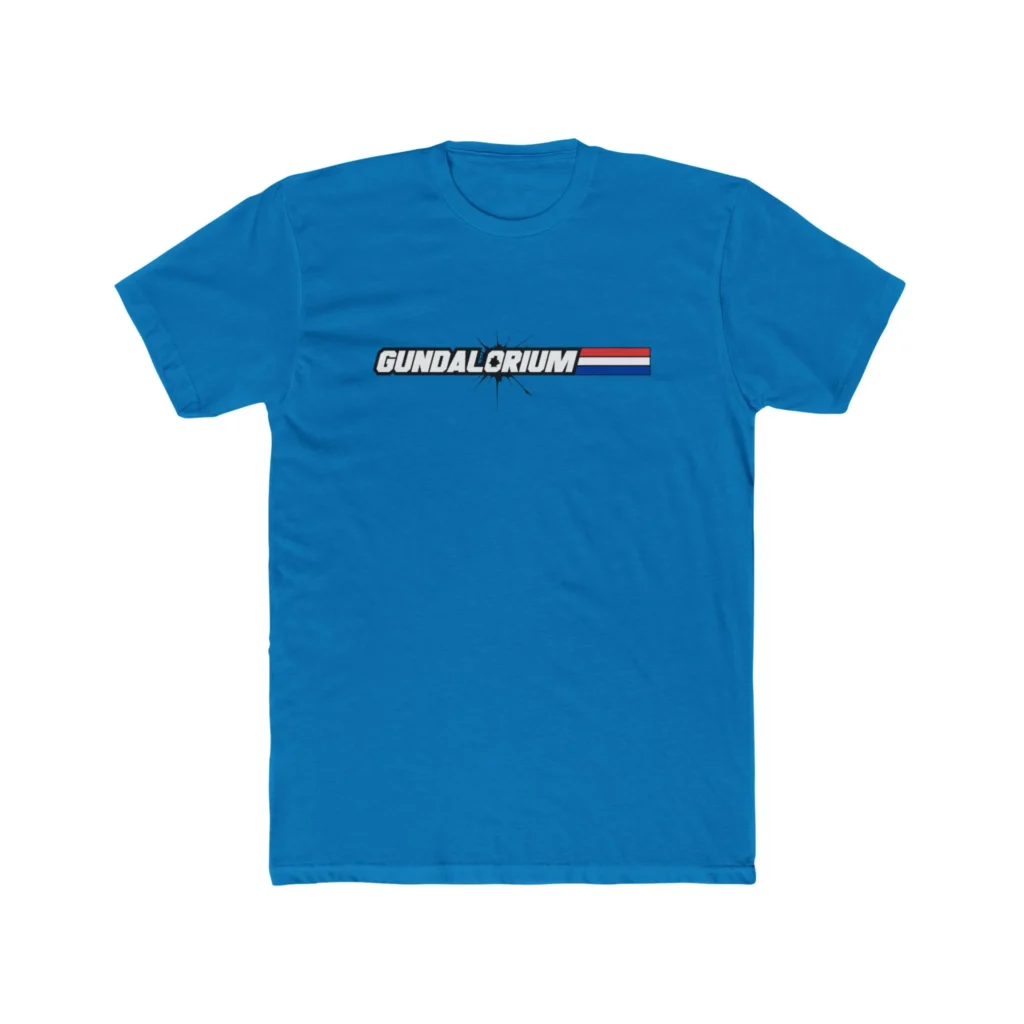 Yo...Gundalorium Banner Premium Men's Cotton Crew Tee - Image 17